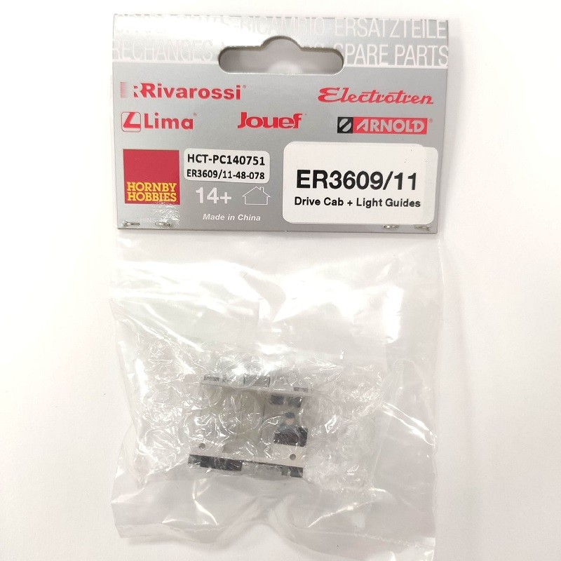 Cabina con maquinista y difusores ER3609/11 para automotor 592 "Camello" Electrotren Escala H0