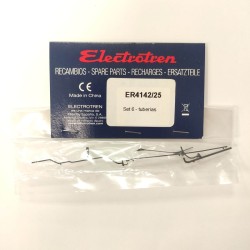 Set 6 - tuberías ER4142/25 para locomotora Mikado Electrotren Escala H0