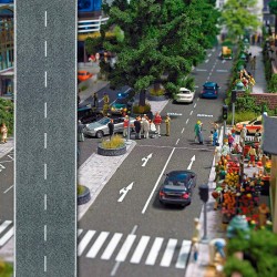 Carretera recta, 1 metro 8139 Busch Escala N