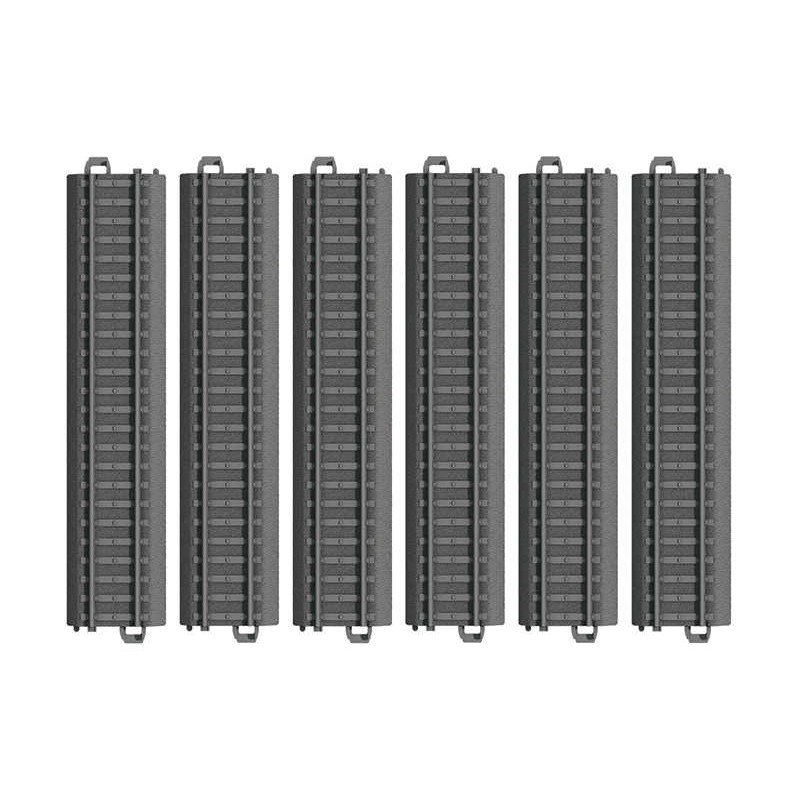 6 vías rectas de 18 cm Marklin My Wold 23180 Escala H0