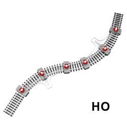 2x Herramientas sujeccion y ajuste de vias flexibles FT-H0-01 PROSES Escala H0
