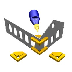 Juego escuadras magnéticas sujeción de esquinas para kits de montaje PR-SS-02 PROSES