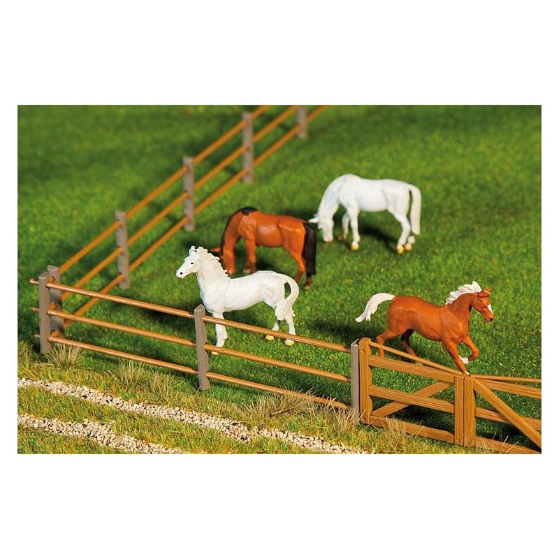 Valla para ganado, caballos y pastos  876mm 180430 Faller Escala H0