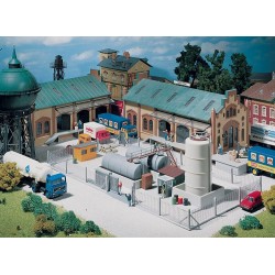 Valla industrial de metal de 1010mm 180433 Faller Escala H0