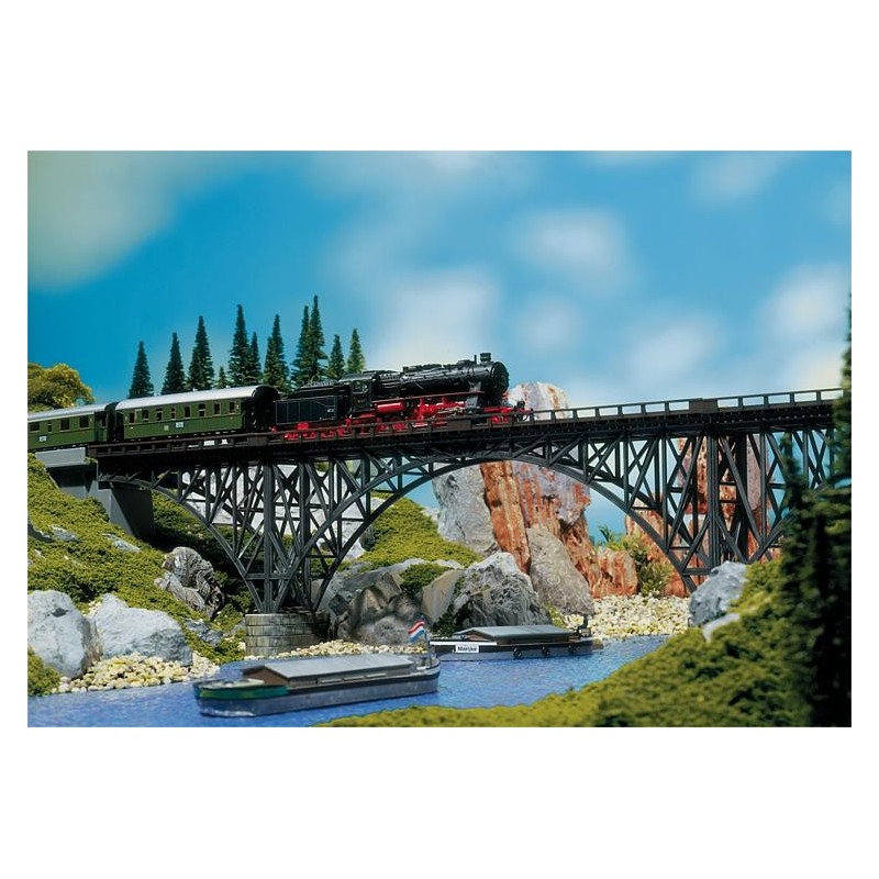 Puente de vigas de acero 33,5cm 120541 Faller Escala H0
