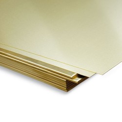 *Plancha de latón 40 x 20 cm 33291 DISMOER