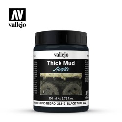 Textura barro negro 26812 Vallejo