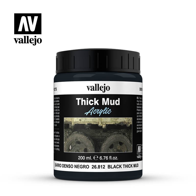 Textura barro negro 26812 Vallejo