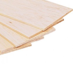 Plancha de madera de balsa 1000x100x3 mm 35305 DISMOER