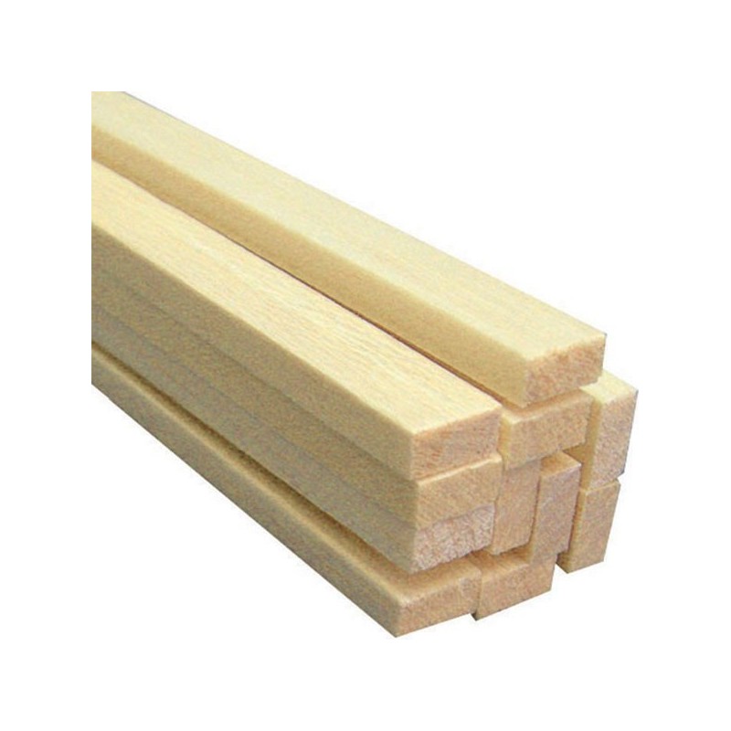 Listón de madera de balsa 5 x 10 mm (1 metro) 35417 DISMOER