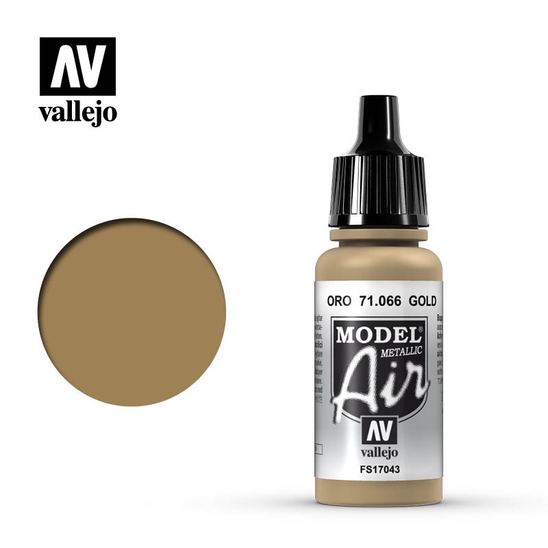Pintura Acrílica Oro (metalizado) 71066 Vallejo Model Air
