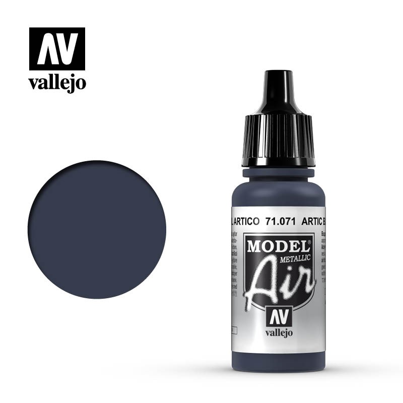 Pintura Acrílica Azul Ártico (metalizado) 71071 Vallejo Model Air