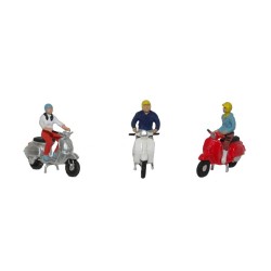 Personas en vespa 4086 ANESTE Escala H0