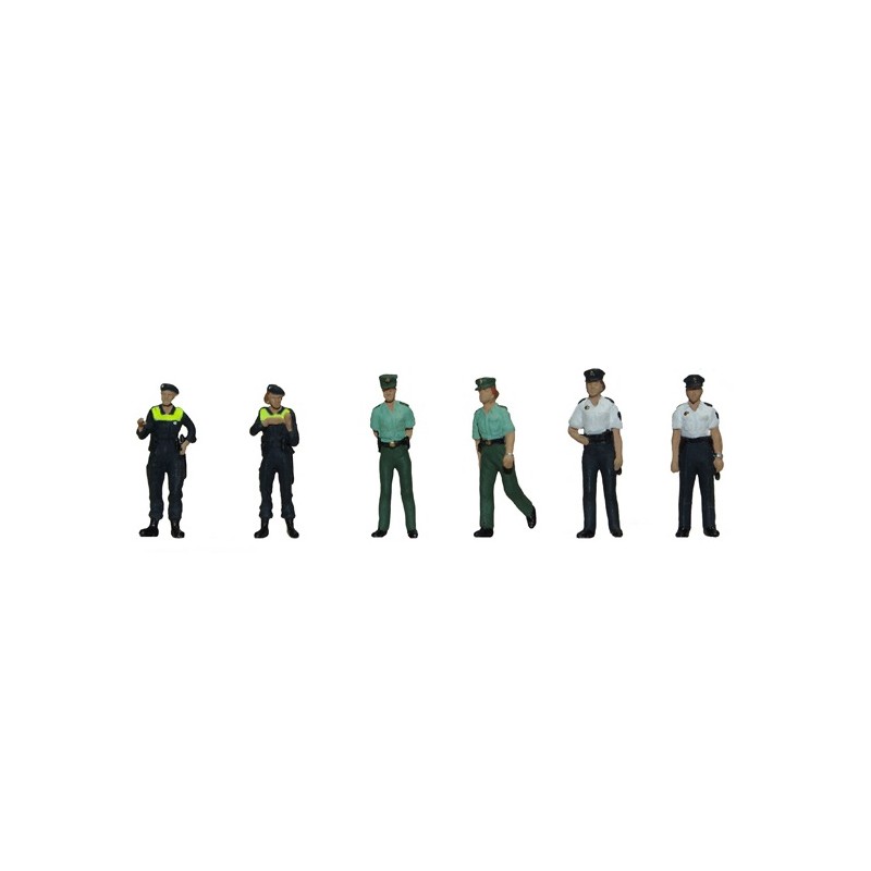 Mujeres policía y guardia civil 4090 ANESTE Escala H0