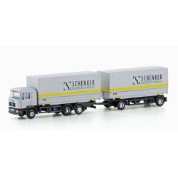 MAN F90 con remolque LC4633 Lemke Minis Escala N