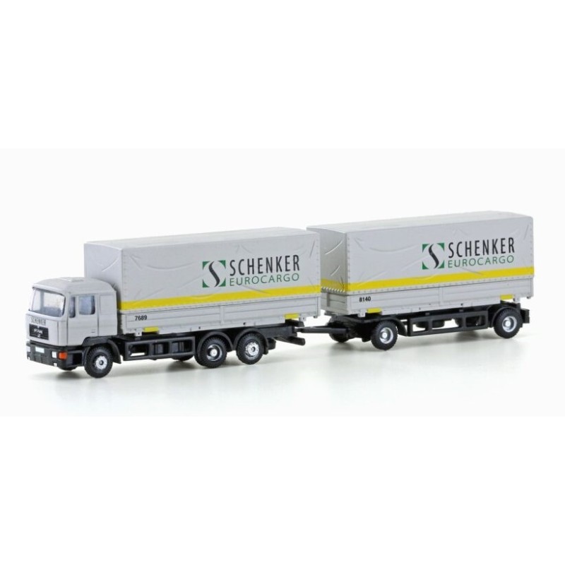 MAN F90 con remolque LC4633 Lemke Minis Escala N