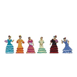Andaluzas con abanico 4704 ANESTE Escala H0