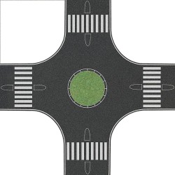 Glorieta - Rotonda 1101 Busch Escala H0