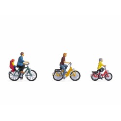 Familia en bici 15909 NOCH Escala H0