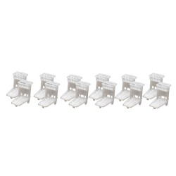 *12 carros para maletas 4212 ANESTE Escala H0