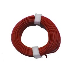Cable eléctrico rojo 0,14mm, 10m 6000 Aneste