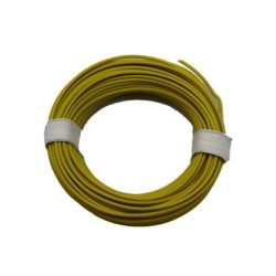 Cable eléctrico amarillo 0,14mm, 10m 6003 Aneste