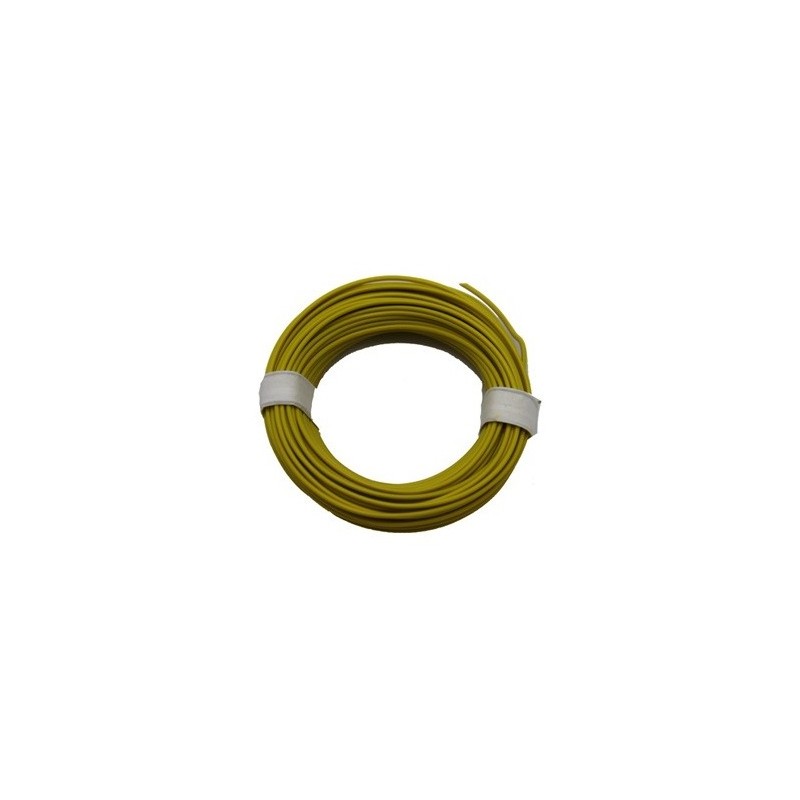 Cable eléctrico amarillo 0,14mm, 10m 6003 Aneste