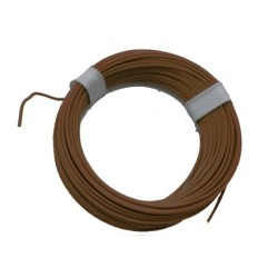 Cable eléctrico marrón 0,14mm, 10m 6004 Aneste