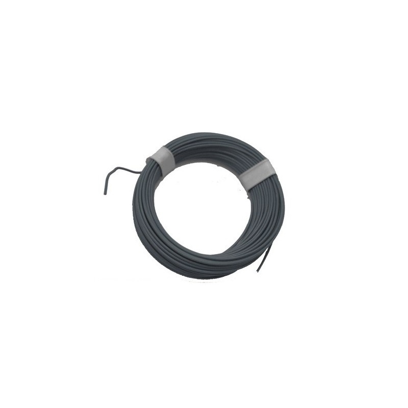 Cable eléctrico gris 0,14mm, 10m 6005 Aneste