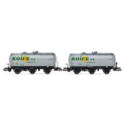 2 cisternas Koipe RENFE HE6022 Electrotren Escala H0