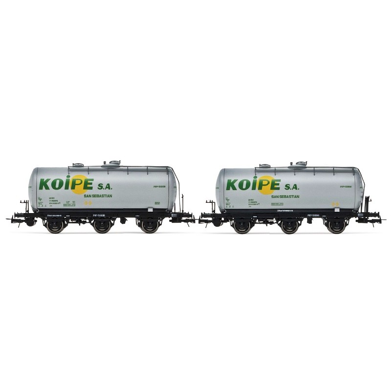 2 cisternas Koipe RENFE HE6022 Electrotren Escala H0