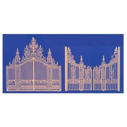 Puertas metálicas para parques, palacios.... 9155 Aneste Escala N