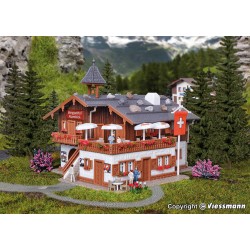 Restaurante de Zermatt en los Alpes 47742 Vollmer Escala N