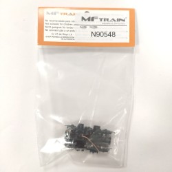 Bogie completo negro locomotora 333.3 N90548 MfTrain Escala N