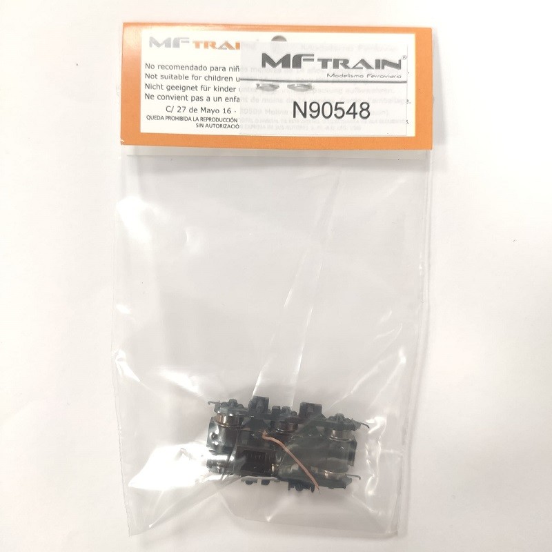 Bogie completo negro locomotora 333.3 N90548 MfTrain Escala N