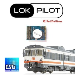 Decoder ESU Lokpilot 21 pins para 596 "Tamagochi" Electrotren Escala H0