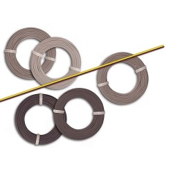 Doble cable marrón/amarillo 1780 Busch