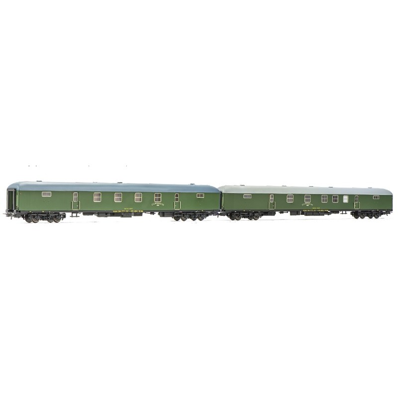 2 furgones correos RENFE HE4013 Electrotren Escala H0