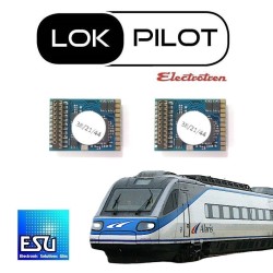 Set Decoders ESU Lokpilot 21 pins para el Alaris 490 Electrotren Escala H0
