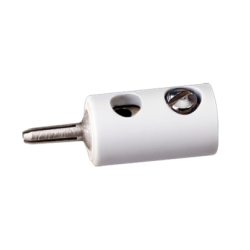 Clavija macho blanco Aneste
