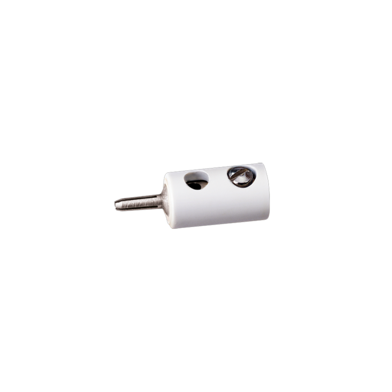Clavija macho blanco Aneste