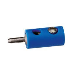 Clavija macho azul Aneste