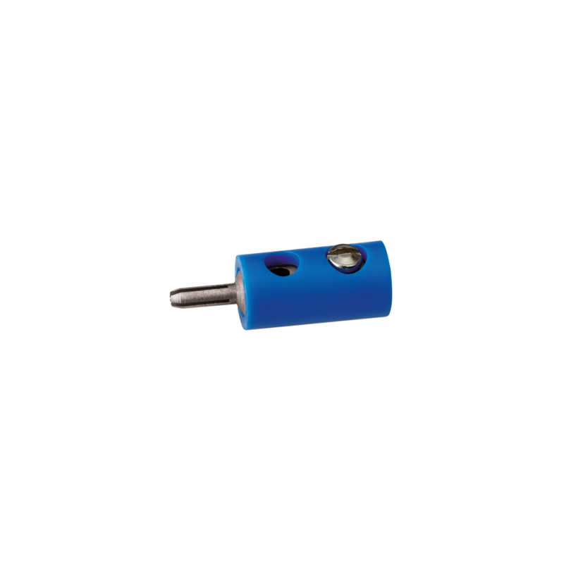 Clavija macho azul Aneste