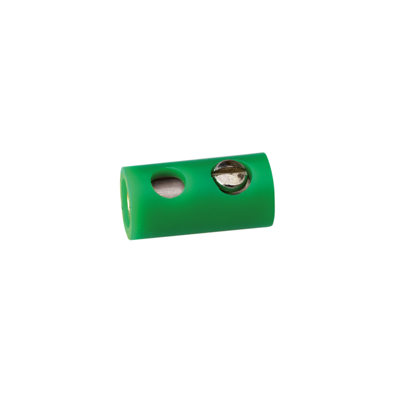 Clavija hembra verde Aneste