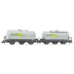 Set 2 cisternas de 3 ejes Koipe de RENFE HN6611 Arnold Escala N