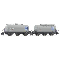Set 2 cisternas de 3 ejes Campsa de RENFE HN6612 Arnold Escala N