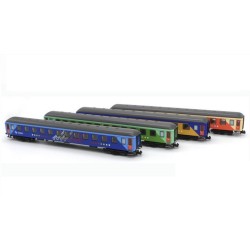 Set 4 coches Chartren RENFE N71019 MfTrain Escala N