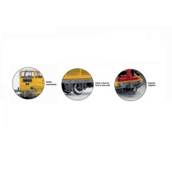 Detalles Dresina KLV 53 RENFE HE2008 Electrotren Escala H0