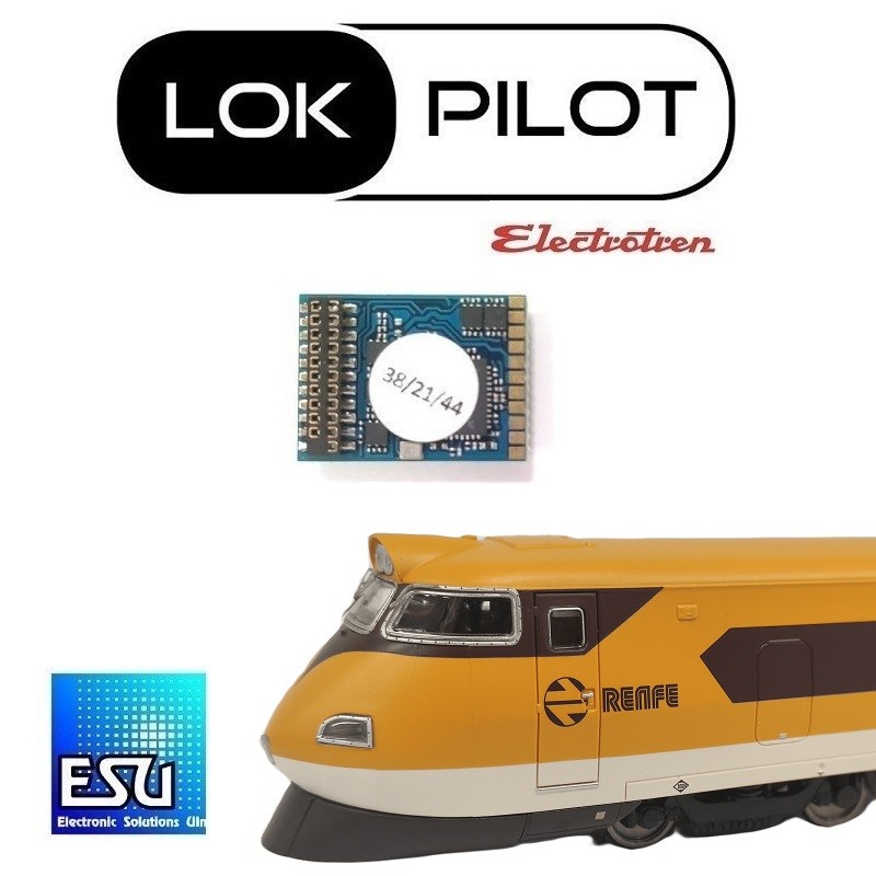 Decoder ESU Lokpilot 21 pins para 443 RENFE Electrotren Escala H0