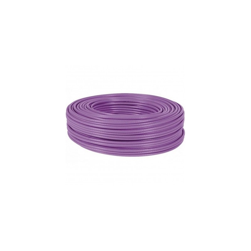 10 metros micro-cable 0.14 mm² color lila para circuitos Aneste